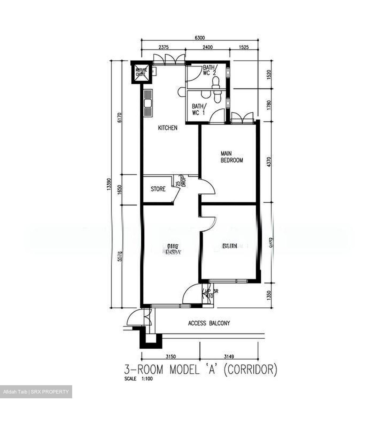 Blk 102 Gangsa Road (Bukit Panjang), HDB 3 Rooms #498004001